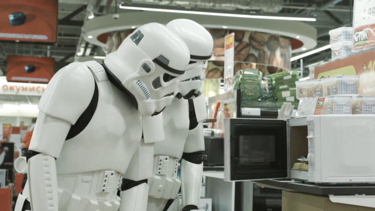 Shopping with Stormtroopers